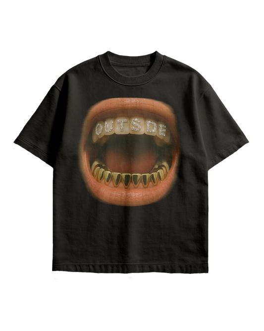 [OUTSIDE GRILLZ] Oversized tee